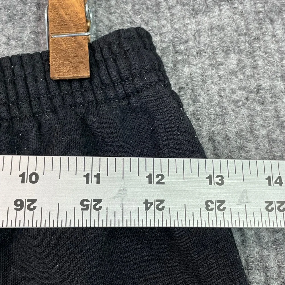NFL Team Apparel Sweatpants Mens Small Black Pittsburgh Steelers Fleece Joggers